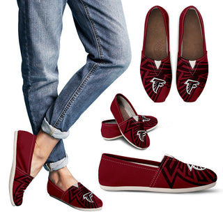 Enormous Logo Mix Tiny Logo Fantastic Atlanta Falcons Casual Shoes