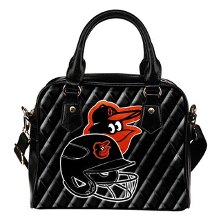 Couple Helmet Enchanting Logo Baltimore Orioles Shoulder Handbags