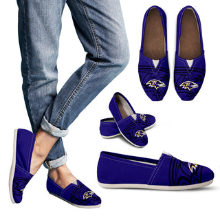 Enormous Logo Mix Tiny Logo Fantastic Baltimore Ravens Casual Shoes