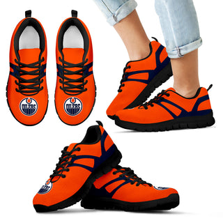Line Amazing Bottom Edmonton Oilers Sneakers