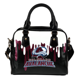 Color Leak Down Colorful Colorado Avalanche Shoulder Handbags