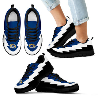 Best Kent State Golden Flashes Sneakers Jagged Saws Creative Draw