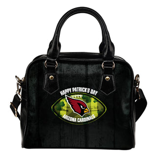 Retro Scene Lovely Shining Patrick's Day Arizona Cardinals Shoulder Handbags