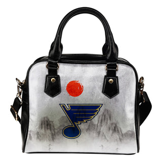 Calligraphy Ancient Logo Mysterious St. Louis Blues Shoulder Handbags