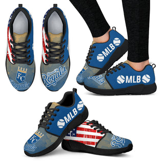 Simple Fashion Kansas City Royals Shoes Athletic Sneakers