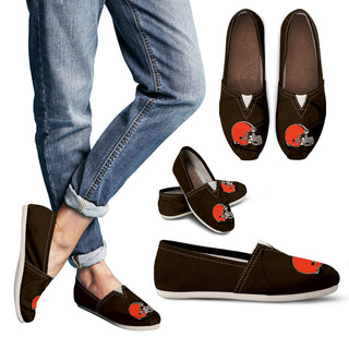 Enormous Logo Mix Tiny Logo Fantastic Cleveland Browns Casual Shoes