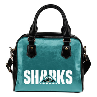 San Jose Sharks Mass Triangle Shoulder Handbags