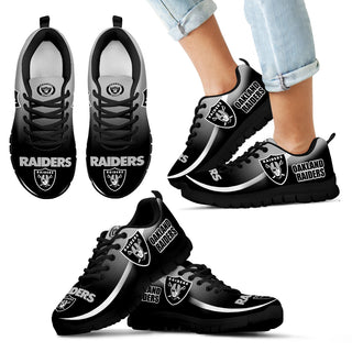 Mystery Straight Line Up Oakland Raiders Sneakers