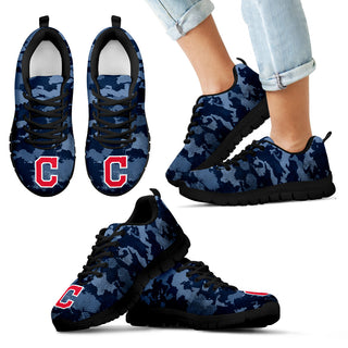 Arches Top Fabulous Camouflage Background Cleveland Indians Sneakers