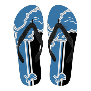 Detroit Lions Fan Gift Two Main Colors Flip Flops