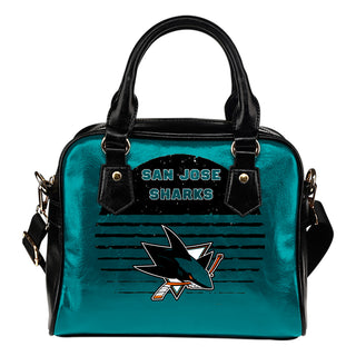 Back Fashion Round Charming San Jose Sharks Shoulder Handbags