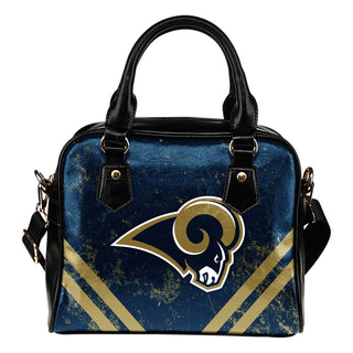 Couple Curves Light Good Logo Los Angeles Rams Shoulder Handbags