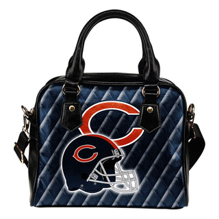 Couple Helmet Enchanting Logo Chicago Bears Shoulder Handbags