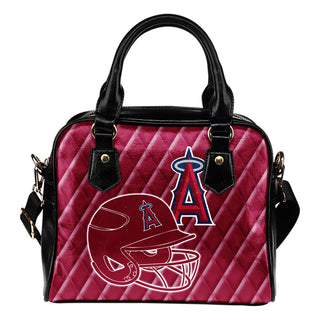 Couple Helmet Enchanting Logo Los Angeles Angels Shoulder Handbags