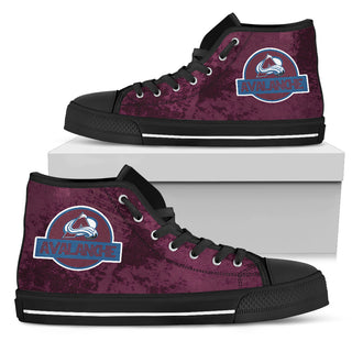 Jurassic Park Colorado Avalanche High Top Shoes
