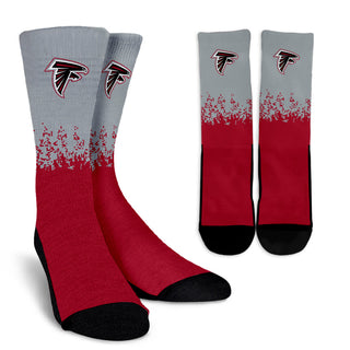 Exquisite Fabulous Pattern Little Pieces Atlanta Falcons Crew Socks