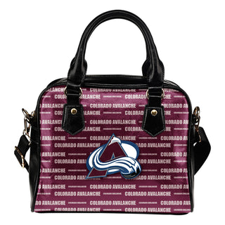 Nice Little Logo Colorado Avalanche Shoulder Handbags