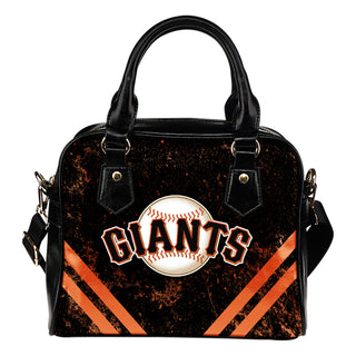 Couple Curves Light Good Logo San Francisco Giants Shoulder Handbags
