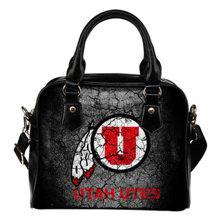 Wall Break Utah Utes Shoulder Handbags Women Purse