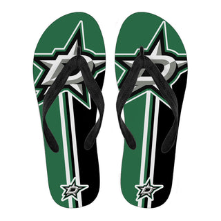 Dallas Stars Fan Gift Two Main Colors Flip Flops