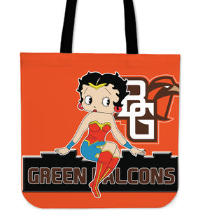 Wonder Betty Boop Bowling Green Falcons Tote Bags