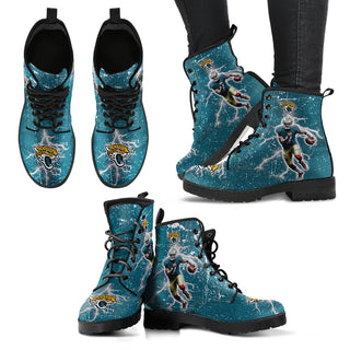 Player Running Inspring Fast Jacksonville Jaguars Boots