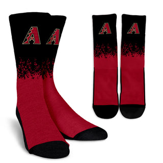 Exquisite Fabulous Pattern Little Pieces Arizona Diamondbacks Crew Socks