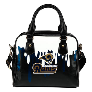 Color Leak Down Colorful Los Angeles Rams Shoulder Handbags