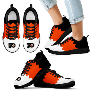 Incredible Line Zig Zag Disorder Beautiful Philadelphia Flyers Sneakers