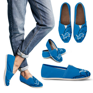 Enormous Logo Mix Tiny Logo Fantastic Detroit Lions  Casual Shoes