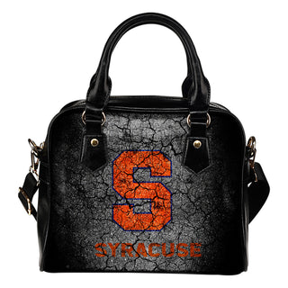Wall Break Syracuse Orange Shoulder Handbags Women Purse