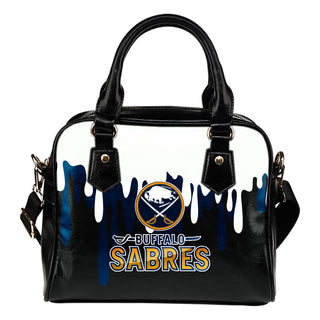 Color Leak Down Colorful Buffalo Sabres Shoulder Handbags