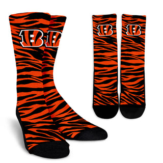 Camo Background Good Superior Charming Cincinnati Bengals Socks