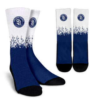 Exquisite Fabulous Pattern Little Pieces San Diego Padres Crew Socks