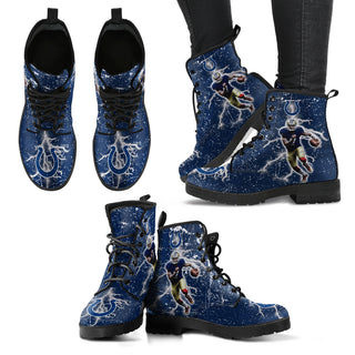 Player Running Inspring Fast Indianapolis Colts Boots