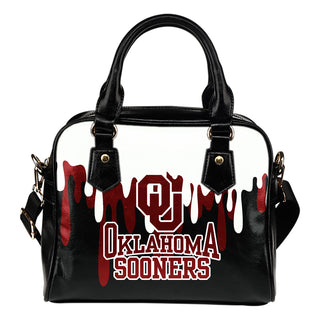 Color Leak Down Colorful Oklahoma Sooners Shoulder Handbags