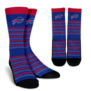 Amazing Circle Charming Buffalo Bills Crew Socks