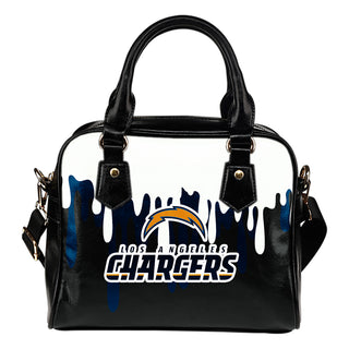 Color Leak Down Colorful Los Angeles Chargers Shoulder Handbags