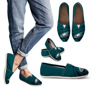 Enormous Logo Mix Tiny Logo Fantastic Philadelphia Eagles Casual Shoes