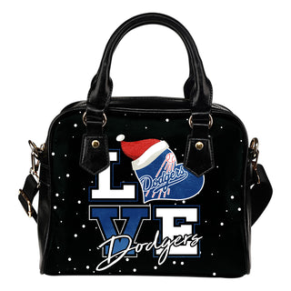 Love Word Christmas Sweet Los Angeles Dodgers Shoulder Handbags