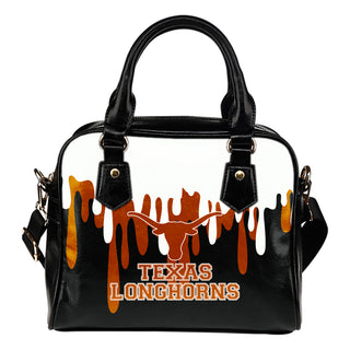 Color Leak Down Colorful Texas Longhorns Shoulder Handbags
