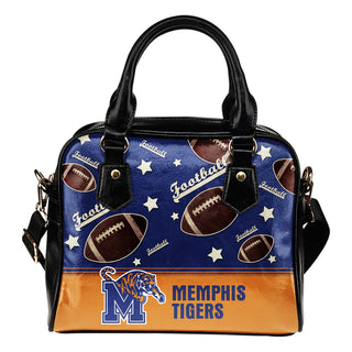 Personalized American Football Awesome Memphis Tigers Shoulder Handbag