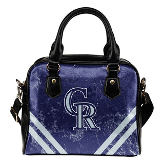Couple Curves Light Good Logo Colorado Rockies Shoulder Handbags