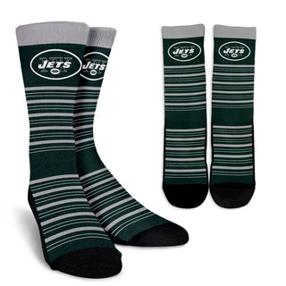 Amazing Circle Charming New York Jets Crew Socks