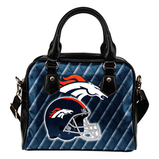 Couple Helmet Enchanting Logo Denver Broncos Shoulder Handbags