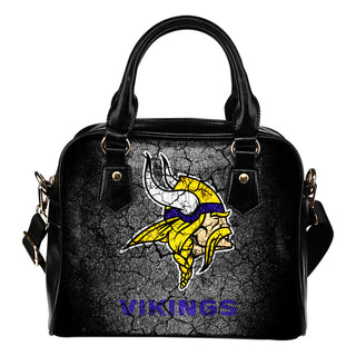 Wall Break Minnesota Vikings Shoulder Handbags Women Purse