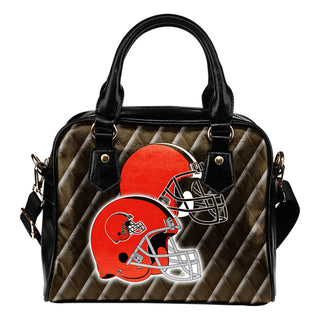 Couple Helmet Enchanting Logo Cleveland Browns Shoulder Handbags