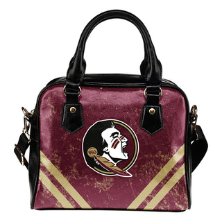 Couple Curves Light Good Logo Florida State Seminoles Shoulder Handbags