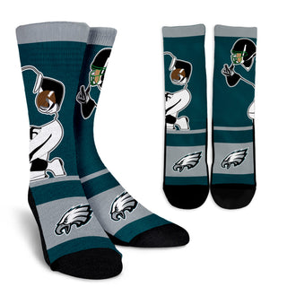 Talent Player Fast Cool Air Comfortable Philadelphia Eagles Socks