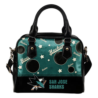 Personalized American Hockey Awesome San Jose Sharks Shoulder Handbag